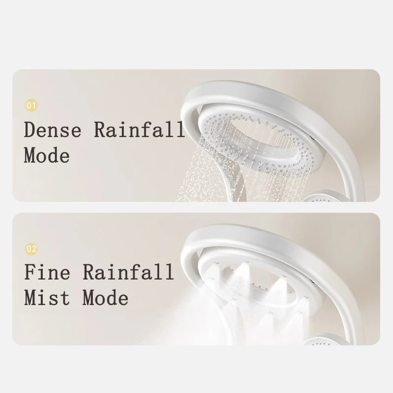 Système de douche de salle de bains à Diode électroluminescente moderne de luxe, ensemble de robinets de haute qualité à Double poignée