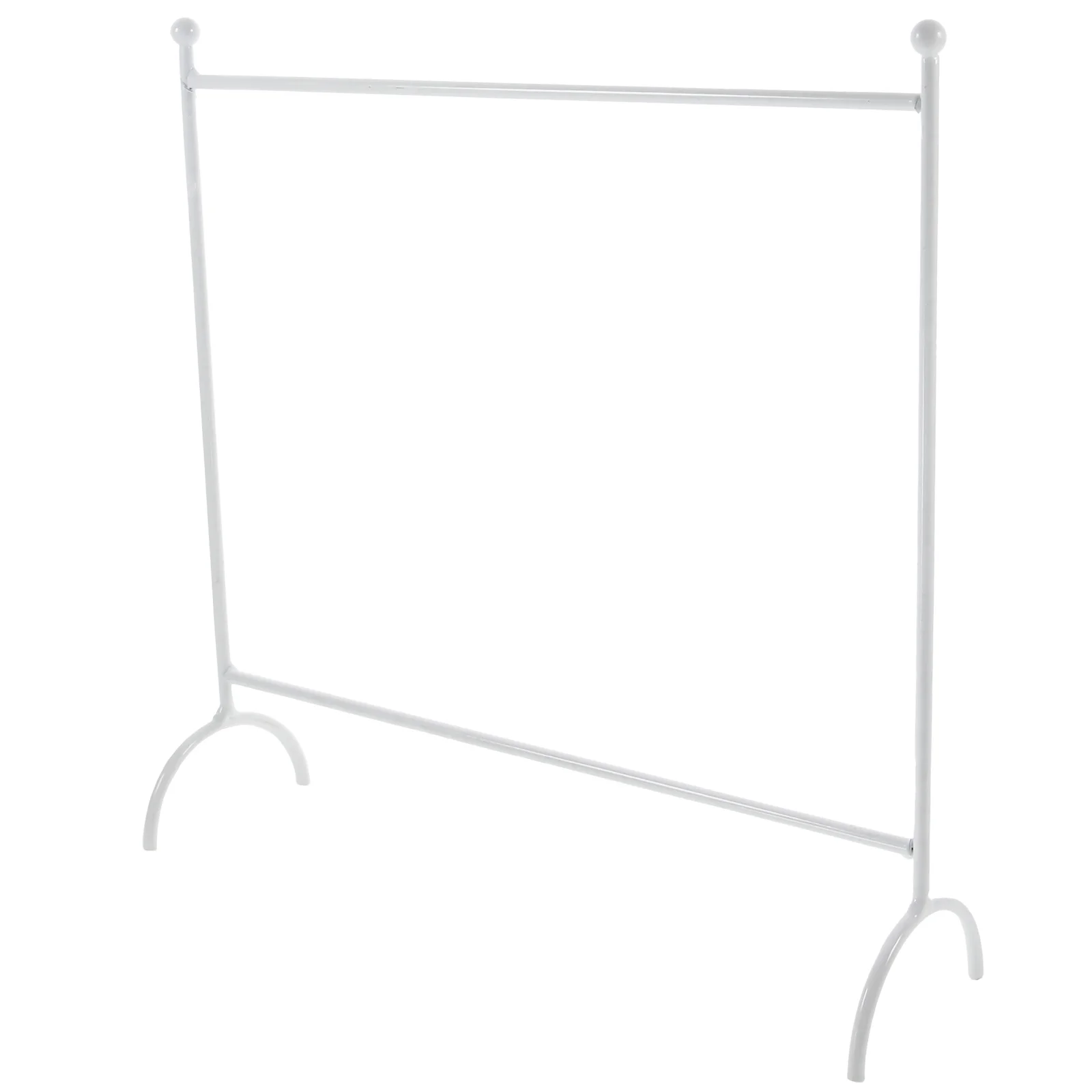 

Durable Metal Clothes Rack Miniature Furniture Decorative Hanger Stable Iron Material Elegant Design Practical Use
