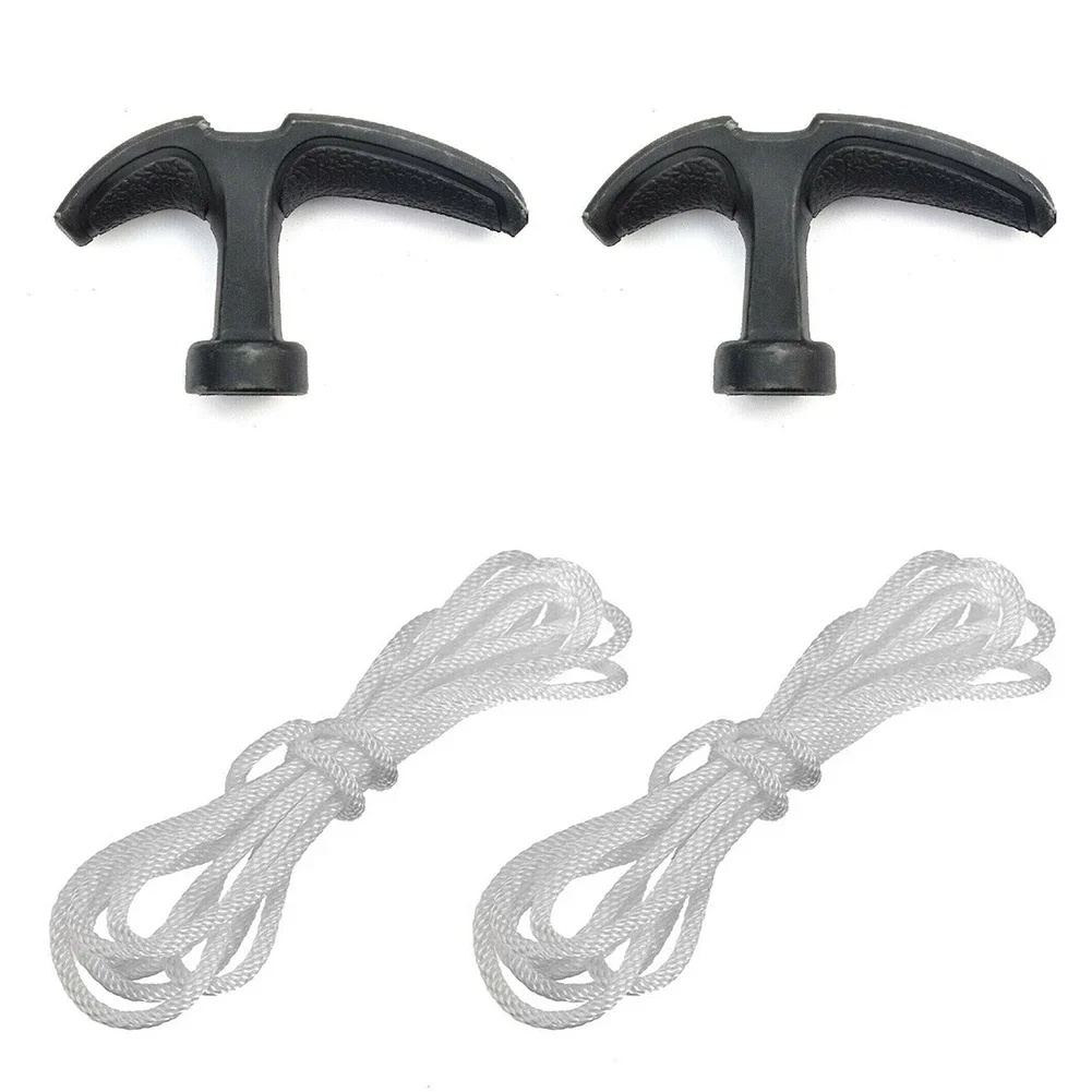 Garden Tools Pull Handle Starter 1 Meter 2 Sets Chainsaw Trimmer Parts Trimmer Accessories Engine Petrol Handle