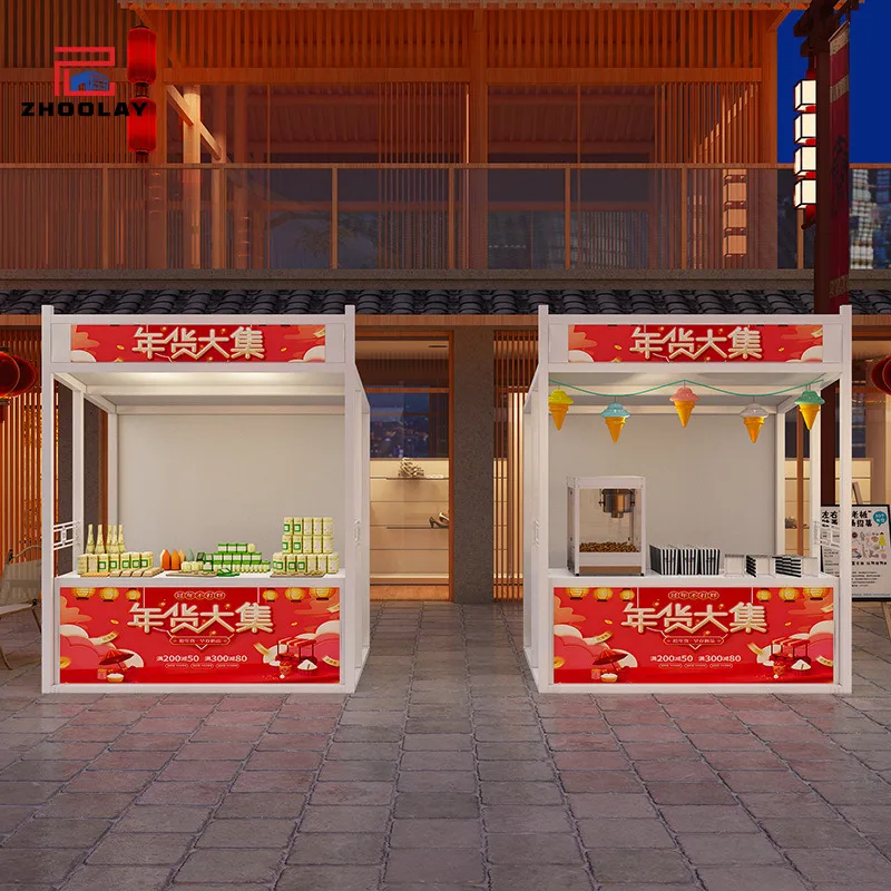 Custom.Market Stalls عرض كشك النشاط التجاري في الهواء الطلق حوامل متنقلة محمولة