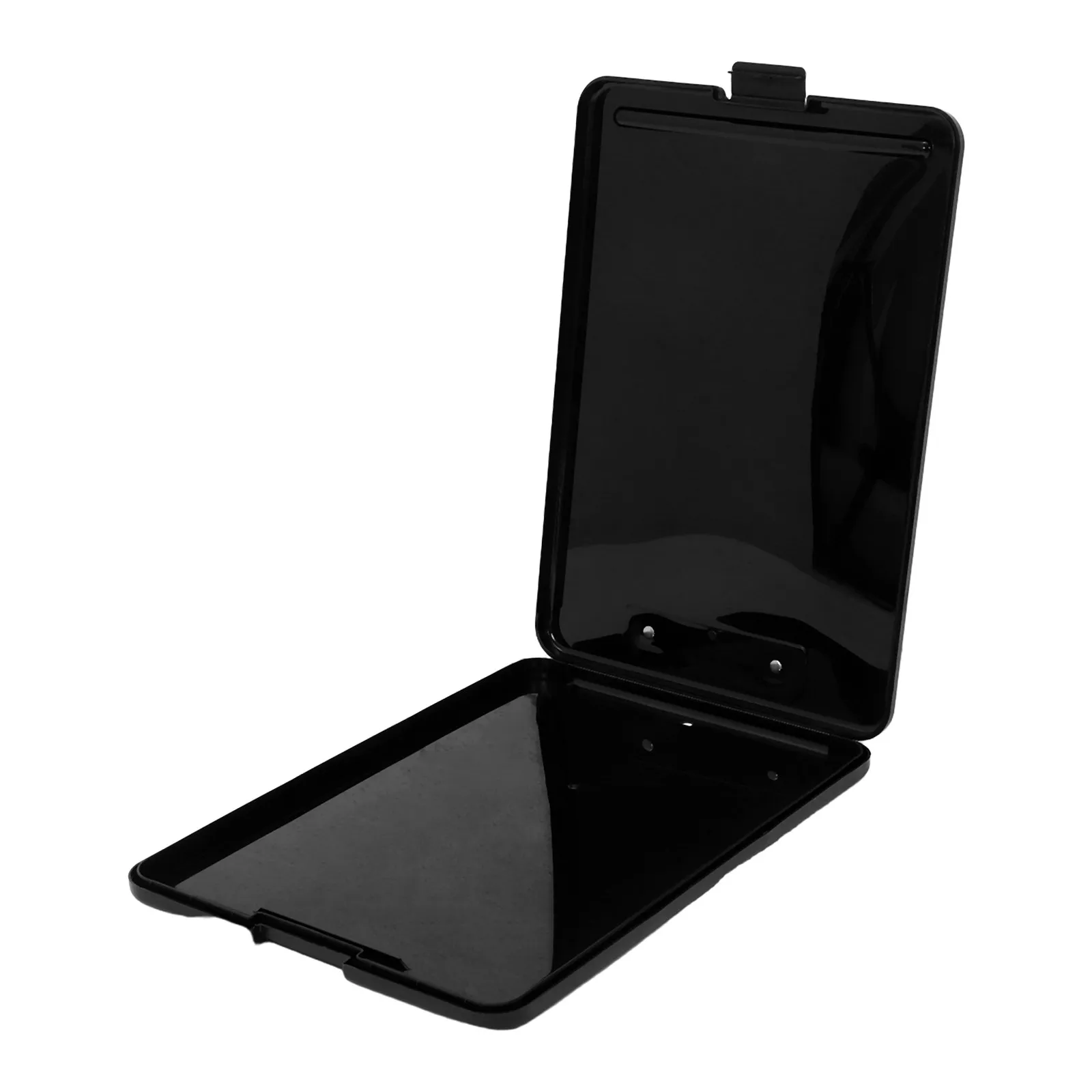 4Pcs Black Clipboard Thickened Writing Pad Clipboard Storage Organizer Classroom Exam Paper Holder Portable Student Clip Board