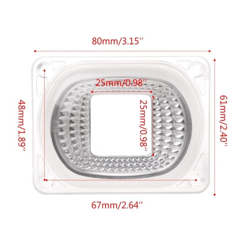Anillo silicona del reflector lente E06B para lente PC mazorca LED+reflector+tono cubierta del anillo silicona
