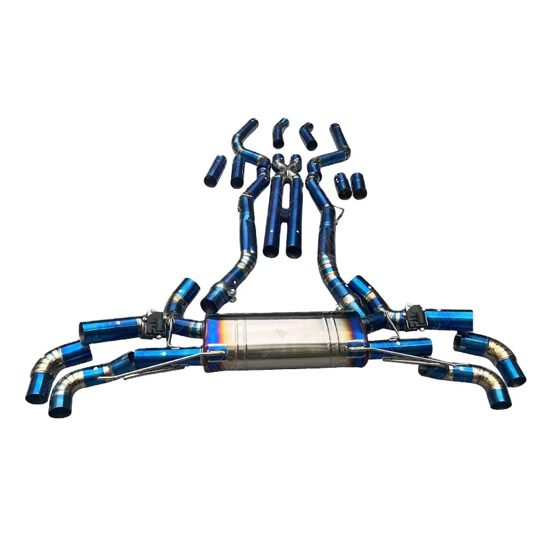 

JTLD Высокое качество, новый стиль, другие детали двигателя, титановый сплав для 2019+ BMW G05 G06 X5 X6 M50i M60i, спортивная выхлопная система с клапаном