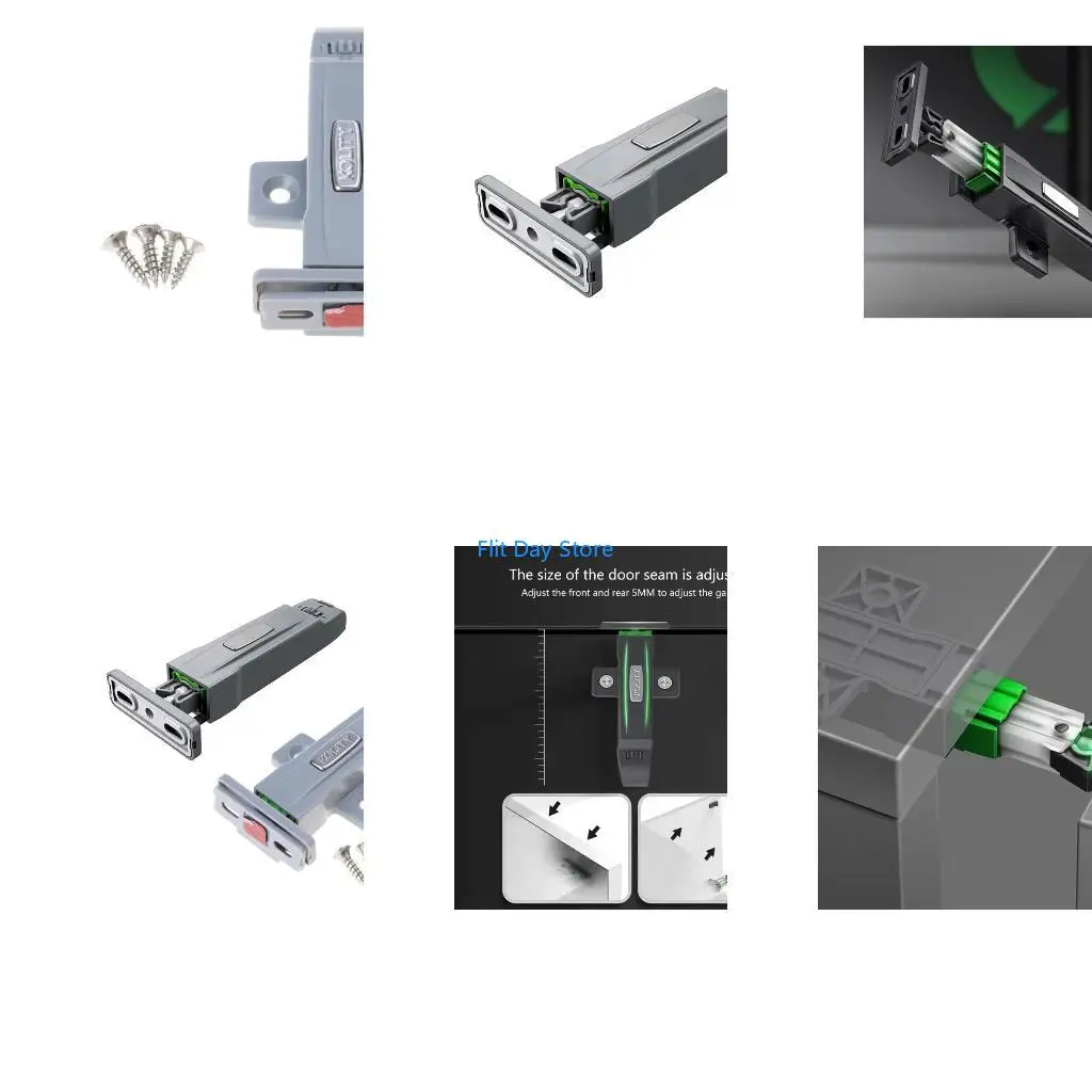 F92C Locking Device Drawer Cabinet Catches Touch Latches Easy to Install