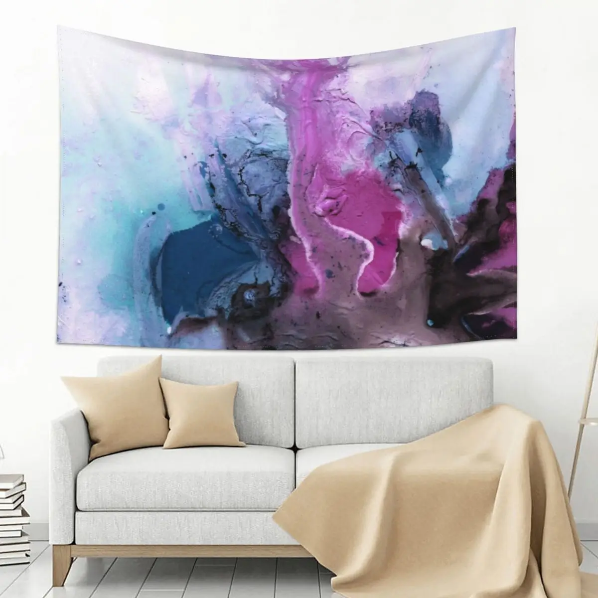 

Abstract Watercolor Painting Tapestry