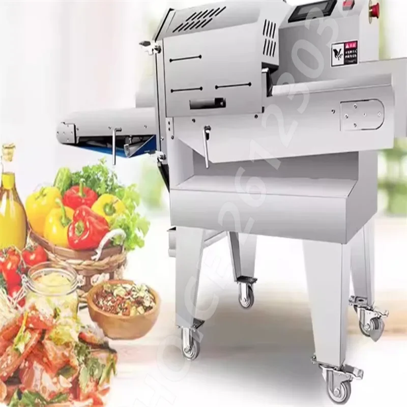 Steak Slice Cutting Machine Industrial Commercial Restaurant Bacon Beef Cooked Meat Cutter Cutting Slicing Machine Meat Slicer