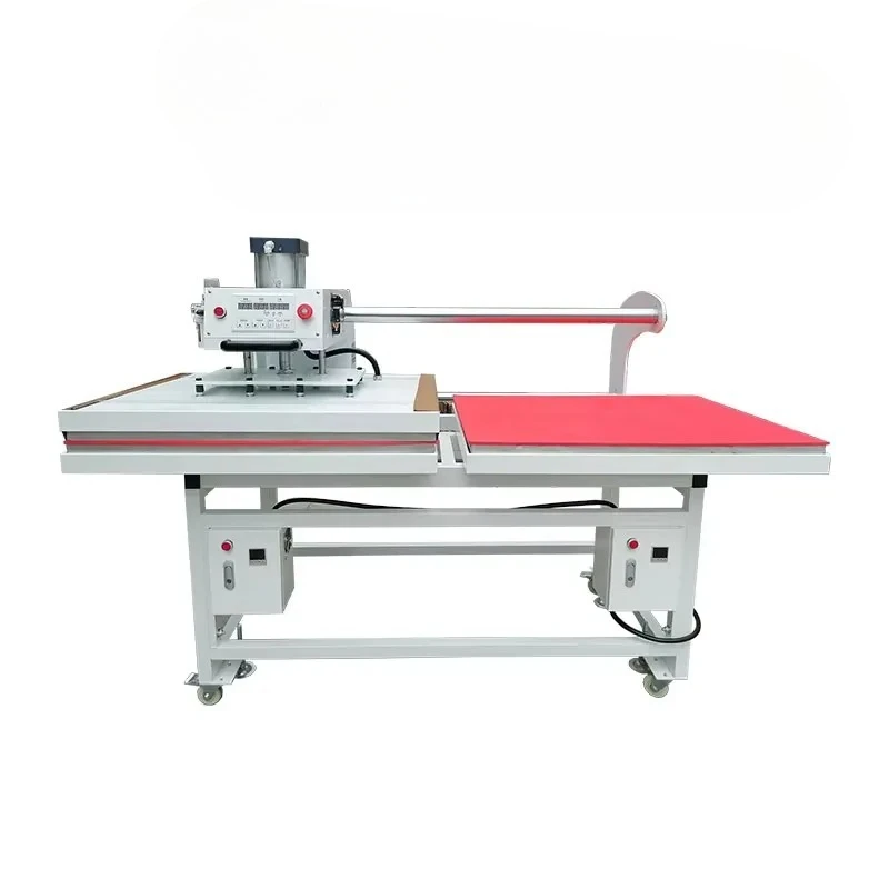 

Pneumatic 60x80 Double Station & Bottom Heating Heat Press Machine with Individual Control Panel for T Shirt Printing