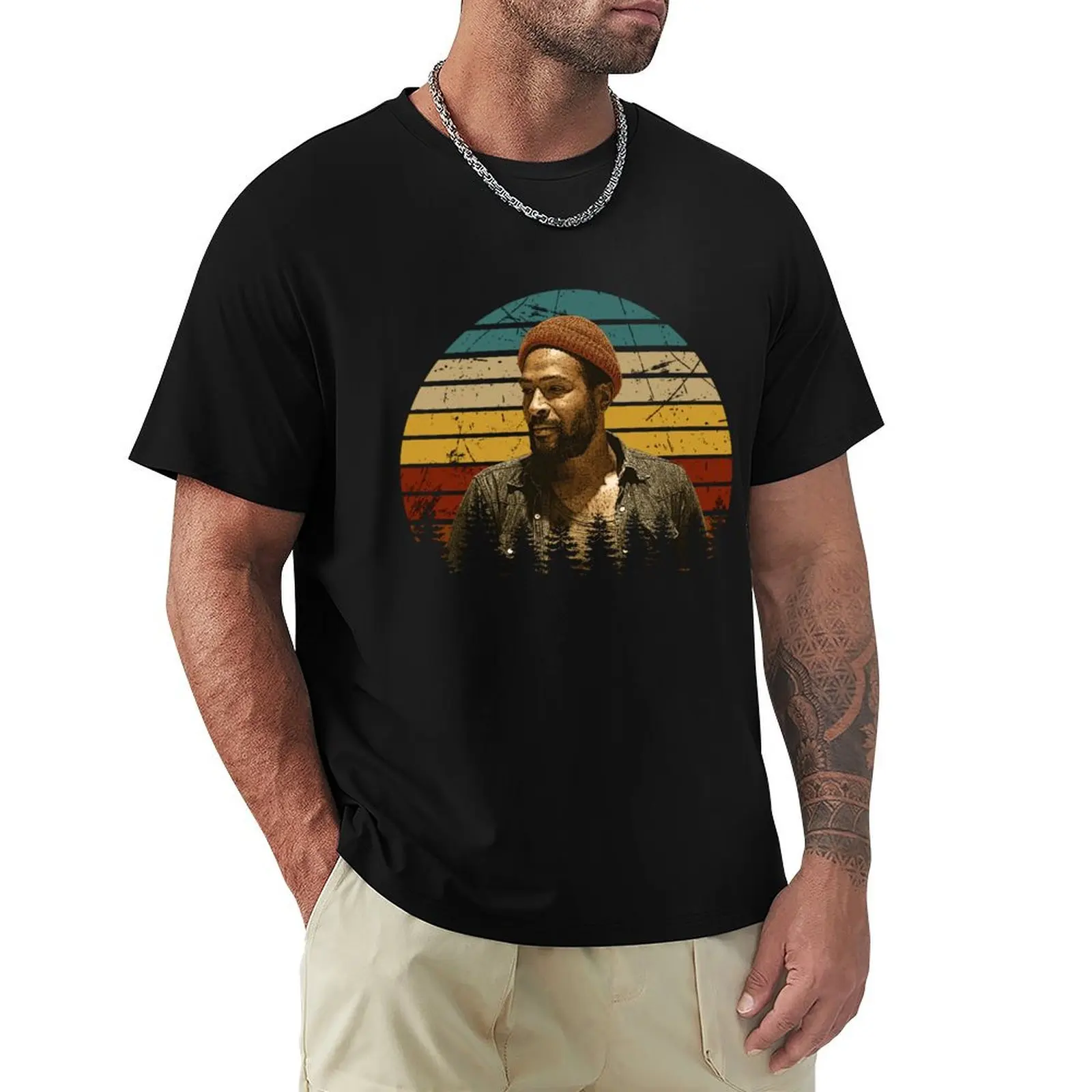 

Day Gift for Marvin Gaye T-Shirt shirts graphic tee plain blue lock baggy shirts shirts men graphic