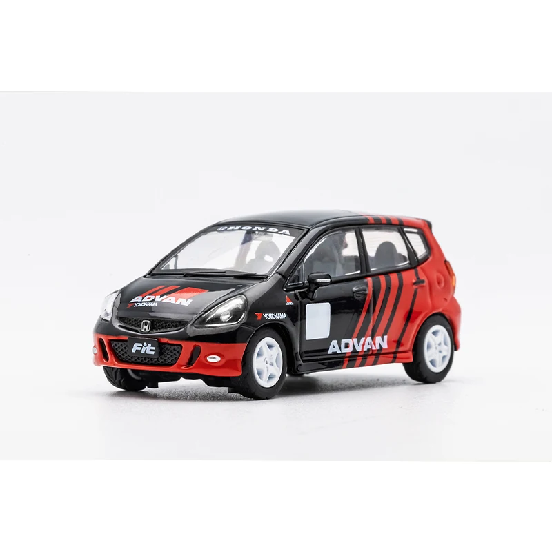 GCD 1/64 Model Car Honda Fit GD3 Vintage Vehicle Diecast Car Collection Toy Station Vehicle with Display Box Gifts For Adults