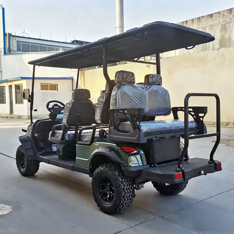 72V Electric Golf Cart 4-seater 6-seater 8-seater Includes Accessories Steel Body 5kW Motor EEC Certified