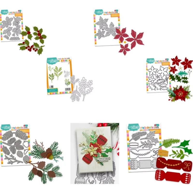 Christmas Cracker Craft Metal Cutting Dies for DIY Scrap booking Crafts Dies Cut Stencils Maker Photo Album Template Handmade