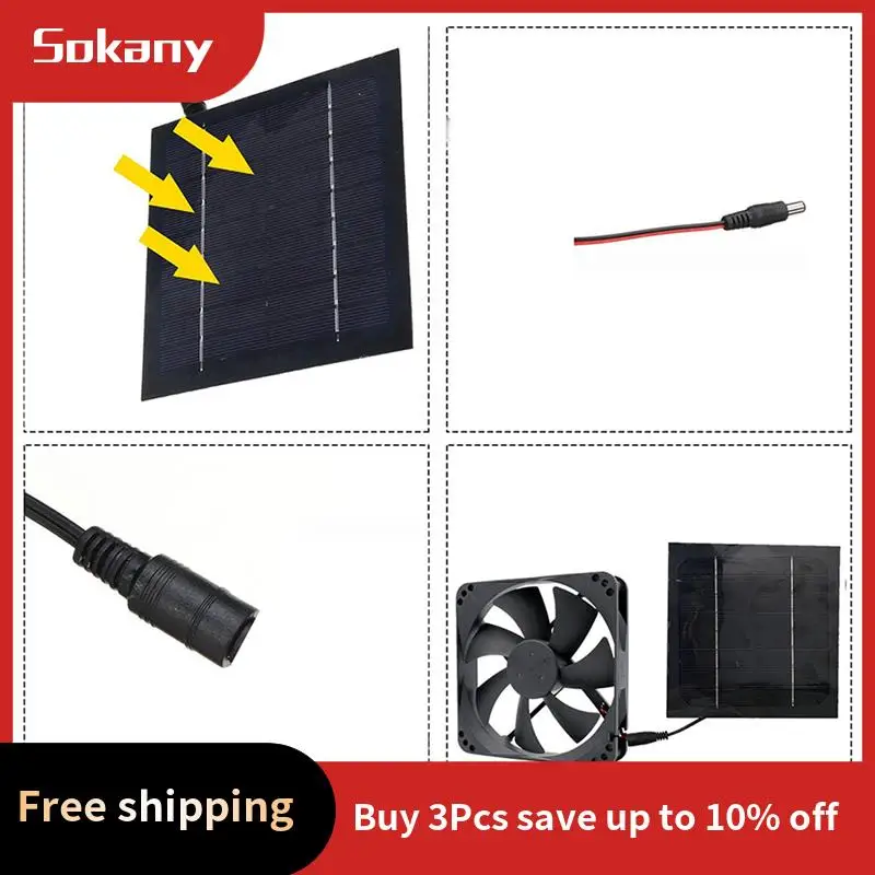A68M-4X 20 واط 12 فولت لوحة طاقة شمسية مروحة العادم الهواء النازع التهوية لوحة طاقة شمسية بالطاقة مروحة للكلاب بيت الدجاج الدفيئة