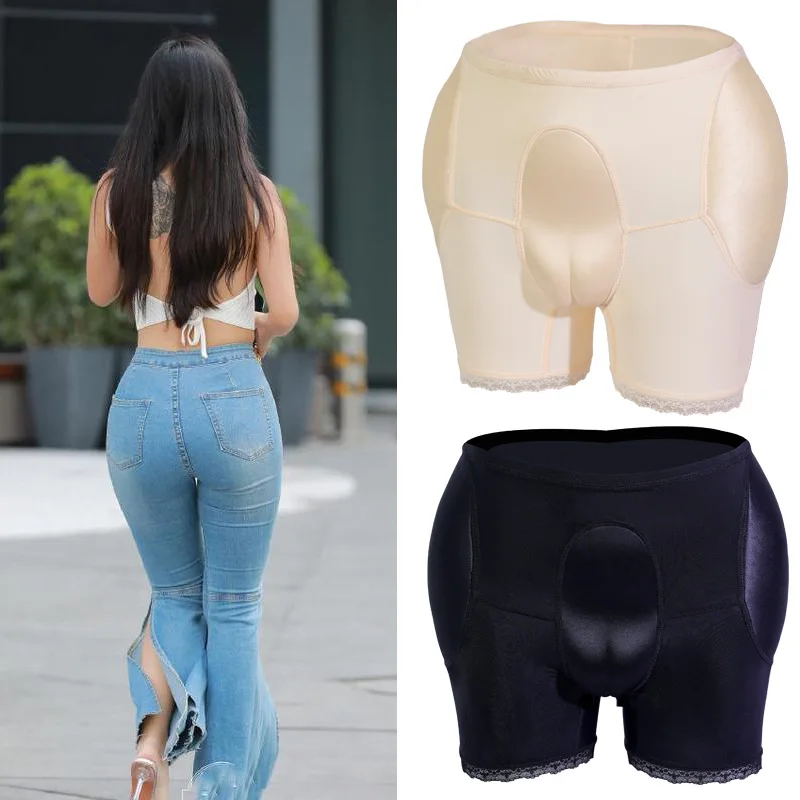 Hiding Gaff Panty Shaping Pant Mens Underwear for Crossdresser Transgender Drag Queen Cosplay Butt Lifting Shaper Boxer Shorts