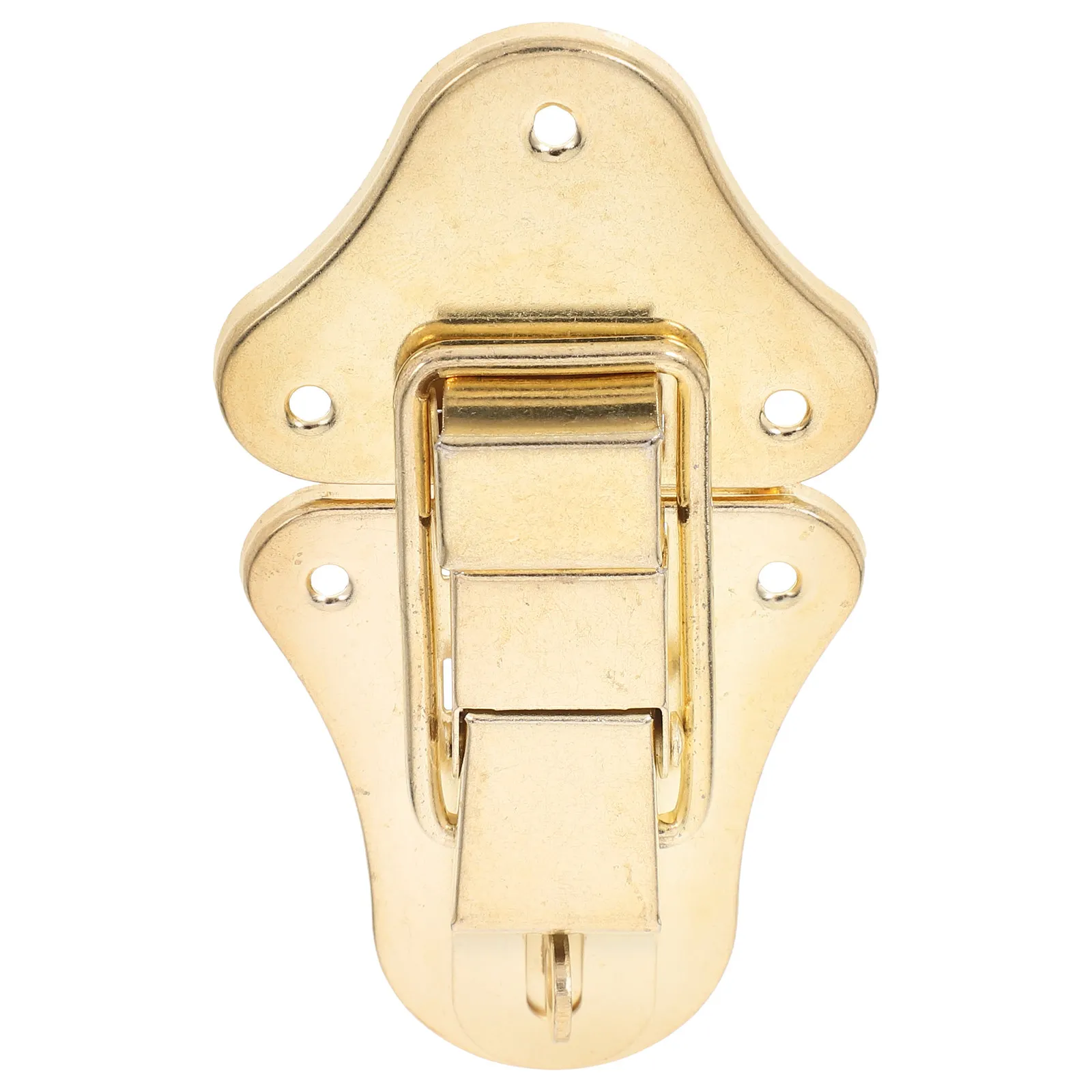 1Set Sturdy Iron Hasp Latch Retro Duckbilled Clasp for Toolbox Jewelry Boxes Suitcase Cabinet Decorative Metal Toggle Lock