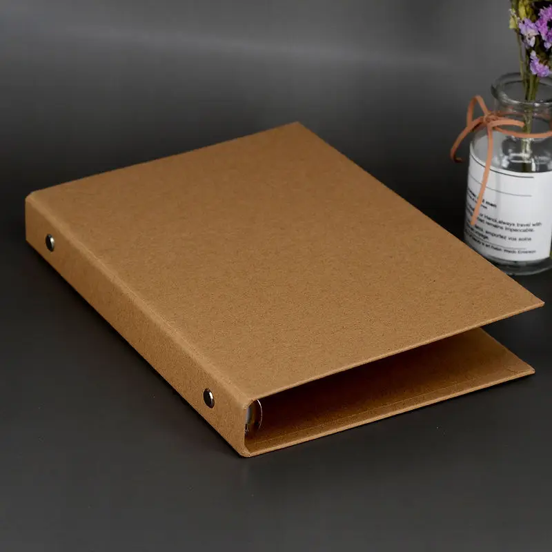 

A4 A5 A6 Kraft paper Creative Binder Loose Notebook Diary Loose Leaf Note Book Planner Office Supplies Journal B5 Binder Planner