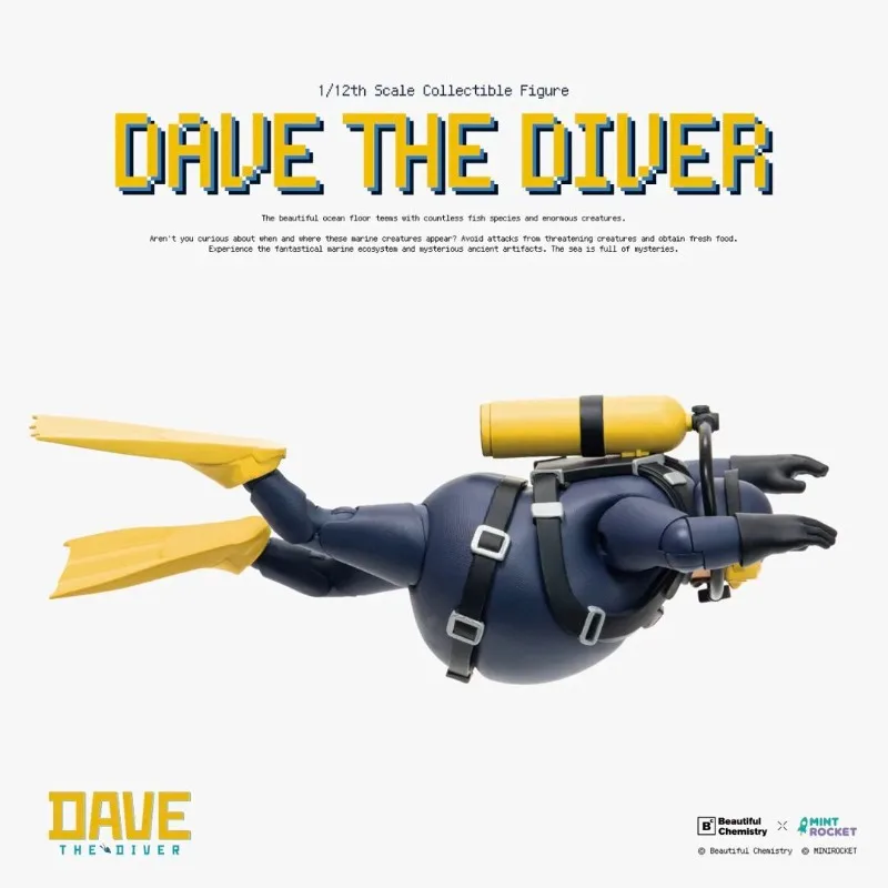 Beautiful Chemistry Dave The Diver Dave 1/12 Action Figure Articulated Collectible Model 100% Official Holiday Gift Pre-order