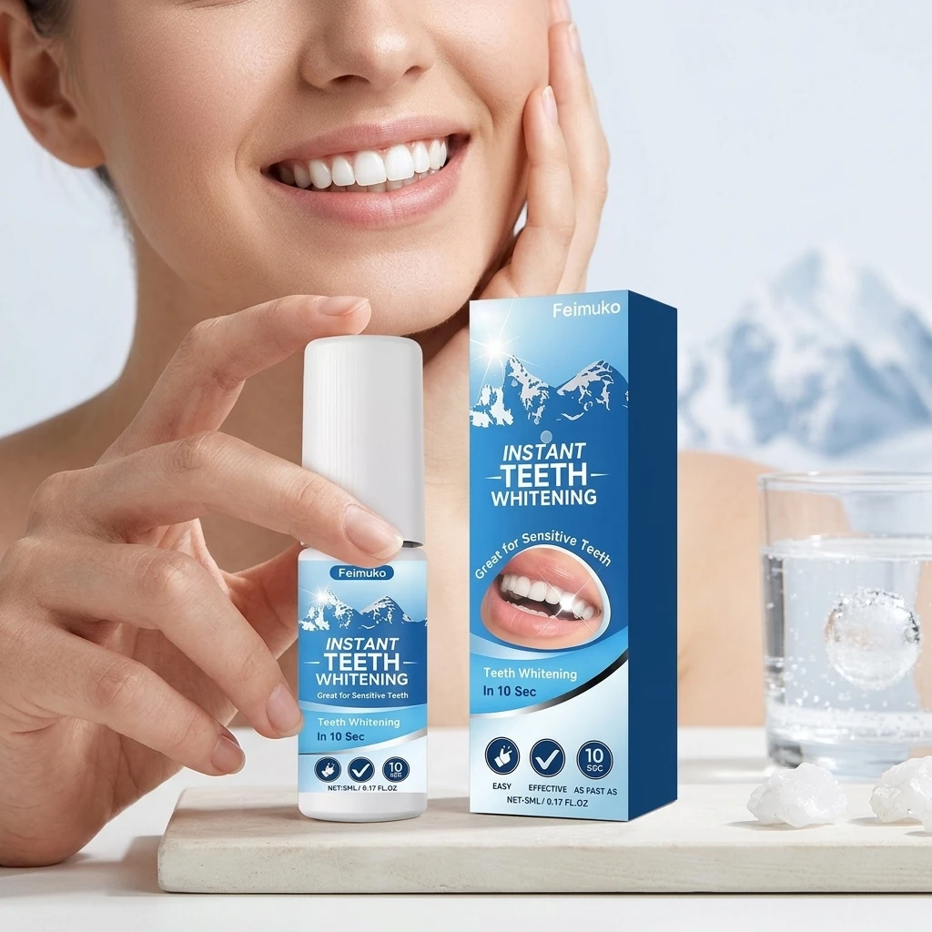 Feimuko Teeth White Paint Reduce Pigmentation Improve Dullness Brightening Dental Remove Plaque Stain Oral Hygiene Care Essence
