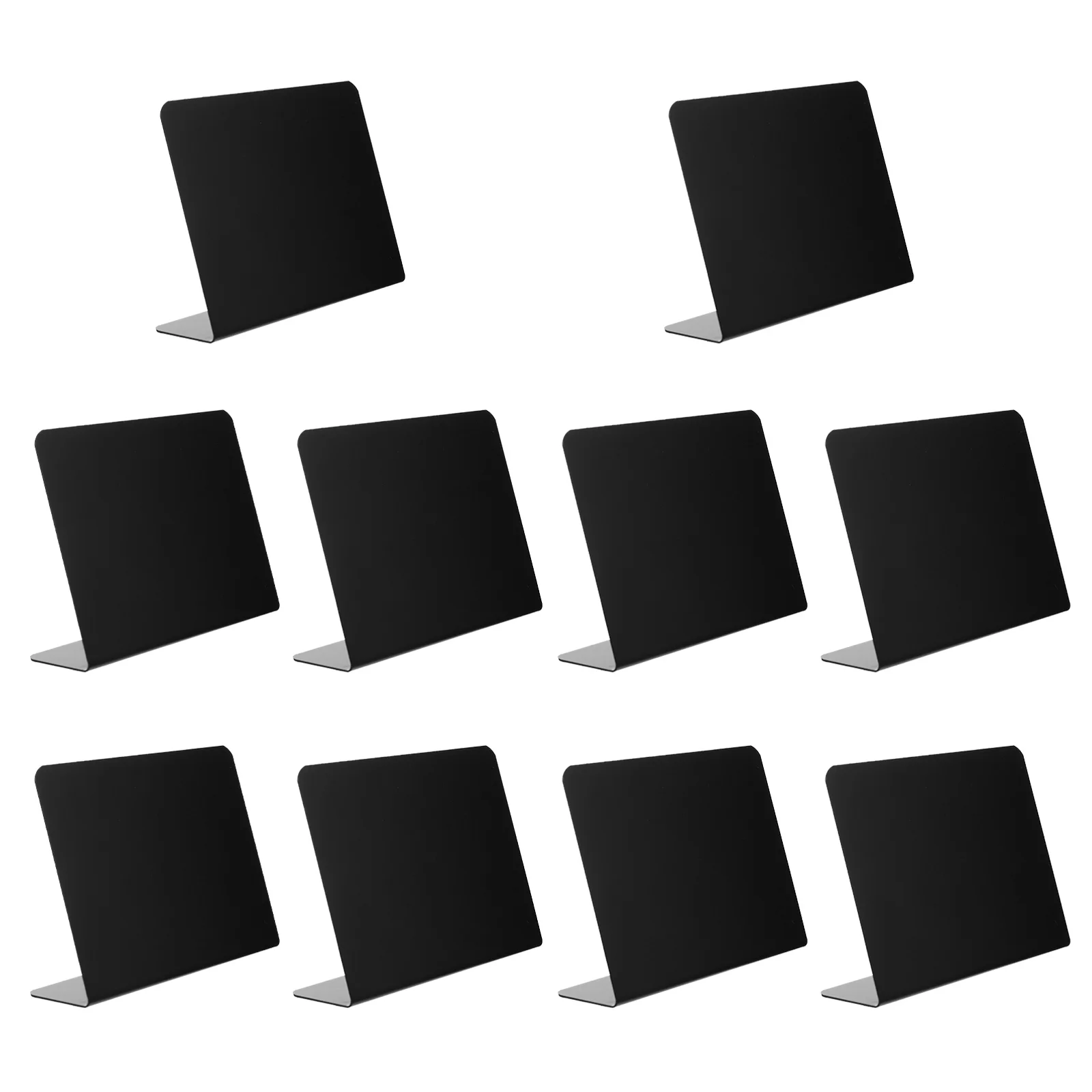 10pcs Mini Chalkboard Signs High Grade Pvc Message Writing Boards For Wedding Cafe Restaurant Home Decoration Table Menu