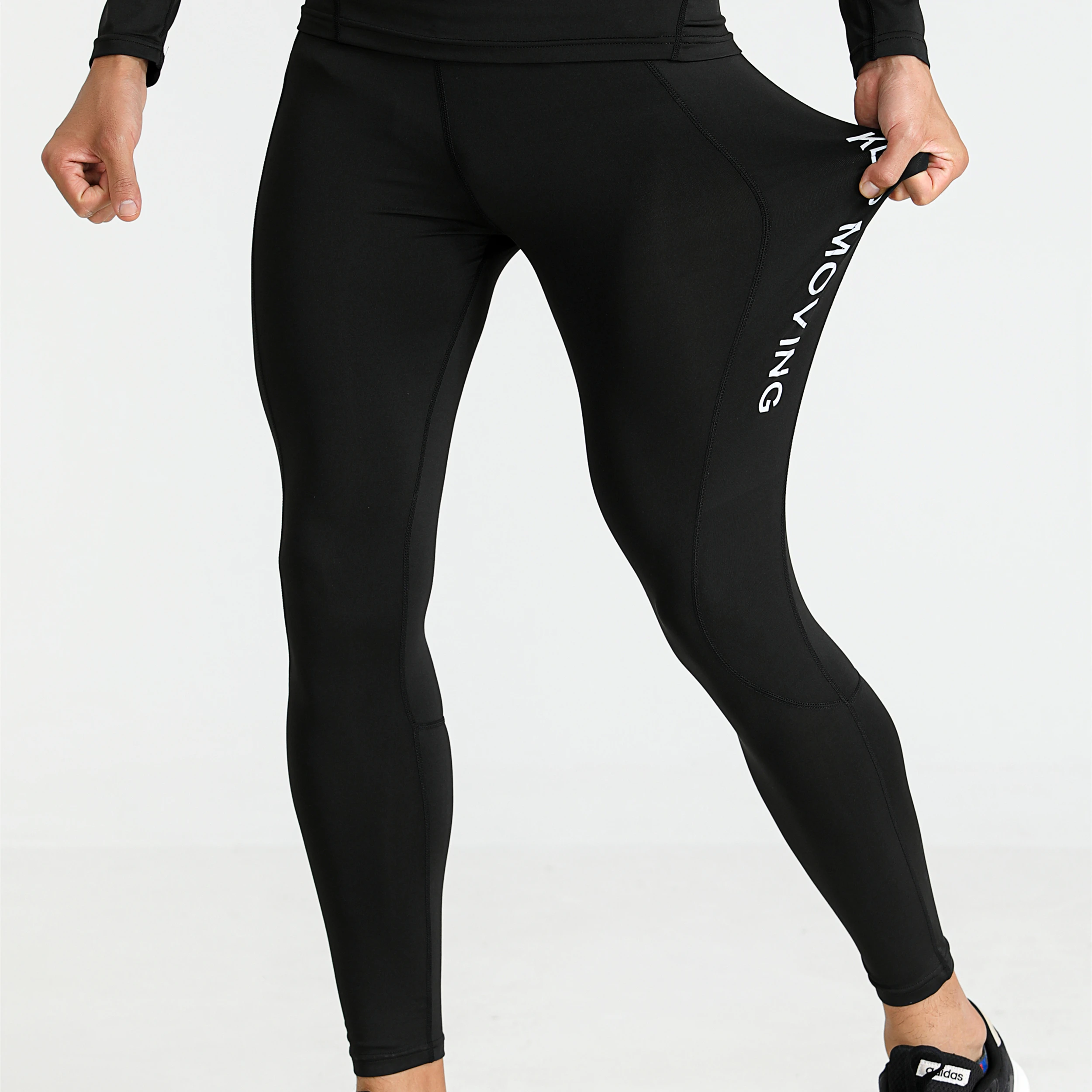 Men Running Pants Velvet Keep Warmer Winter Leggings Work Out Sports Fitness Basketball Cycling Long Tights Underpants Underwear