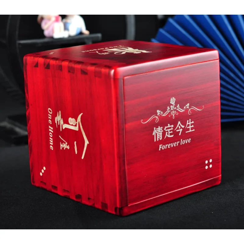 5-Element Puzzle Lock Box - High Difficulty Secret Storage Creative Couple Gift