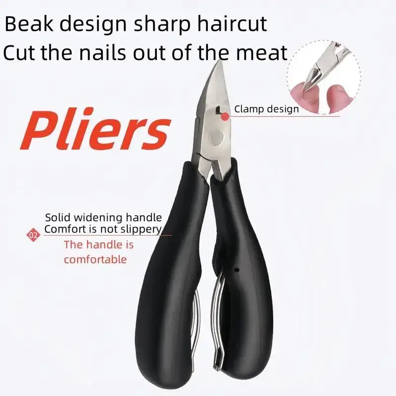 1PCS Eagle-beak Pliers, Stainless Steel Nail Clippers, Dead Skin Clippers, Nail Groove Special Manicure Scissors, Pedicure Barbs