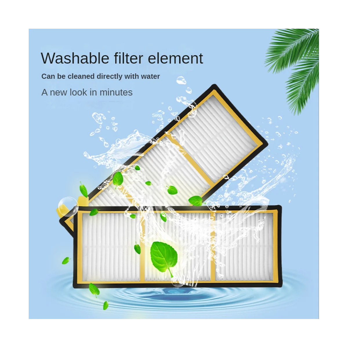 4 Pcs for RV700 RV720 RV750 RV755 Robot Vacuum Cleaner Kit Hepa Filter