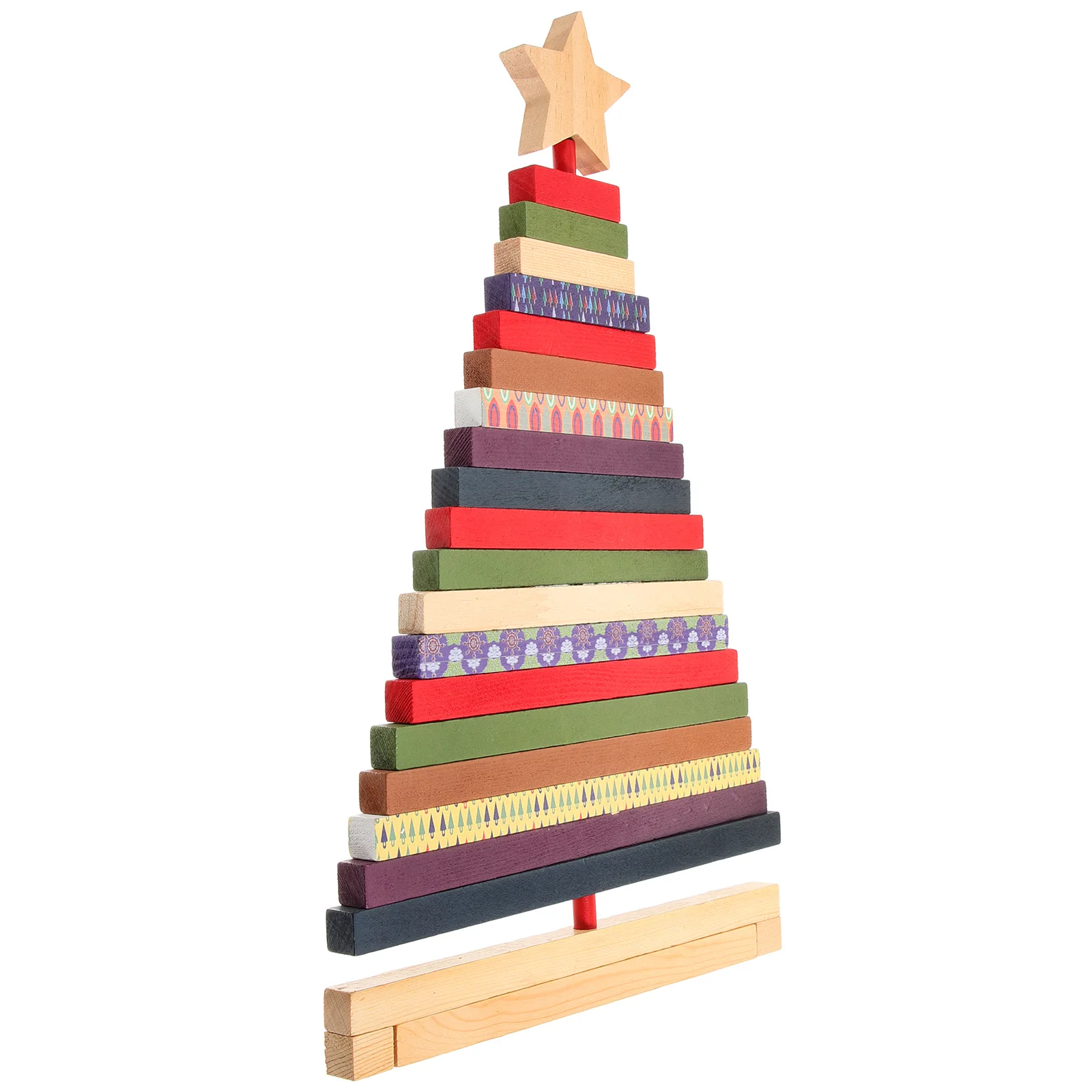 

Christmas Tree Decorations Wooden Xmas Table Top Centerpiece Home nament Large Size Smooth Craftsmanship Gift Holiday
