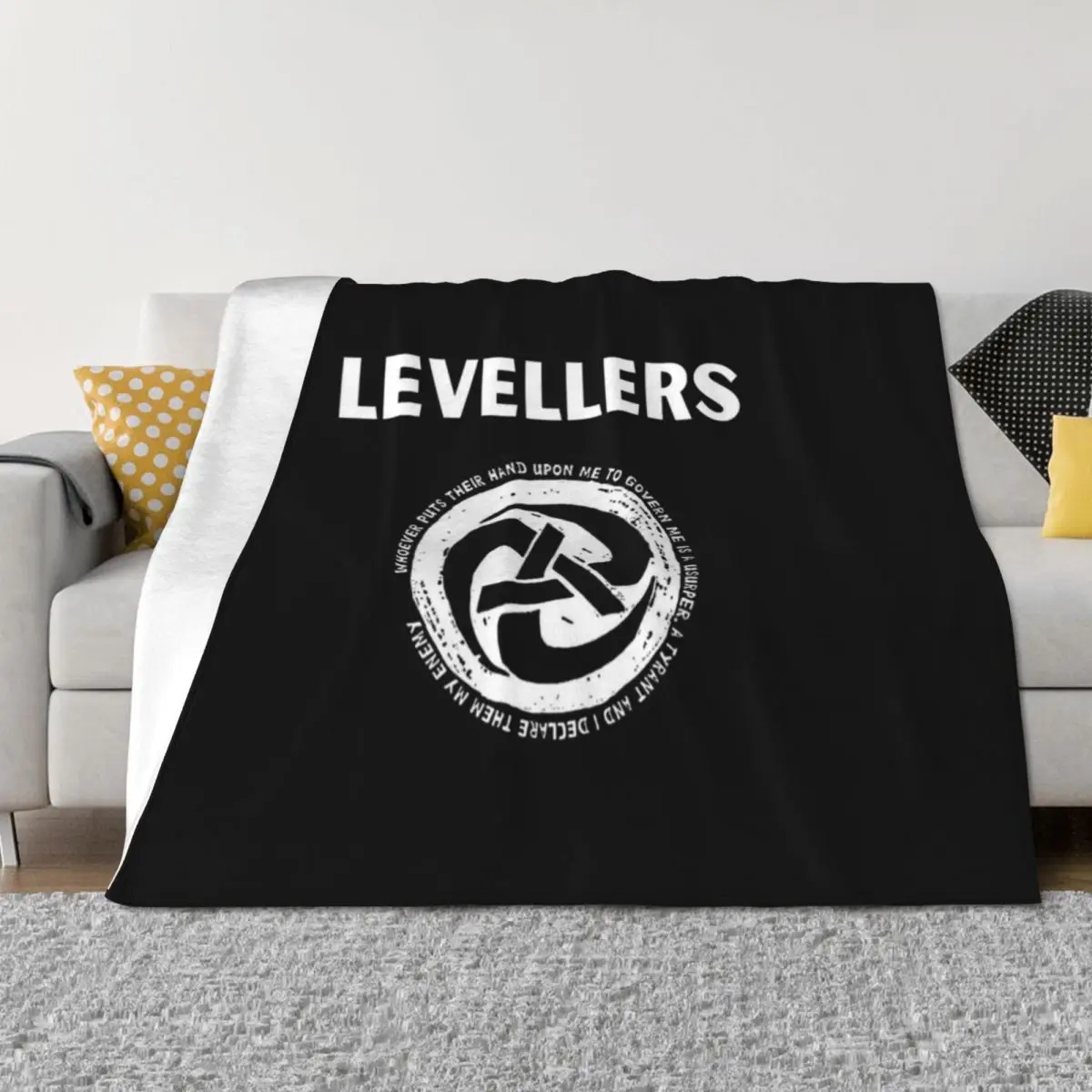 

LEVELLERS BAND Throw Blanket Kid'S Plush Luxury Brand Summer Beddings Blankets