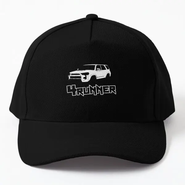 4Runner Cutout With Text White  Baseball Cap Hat Printed Snapback Casual Summer Sport Fish Sun Black Bonnet  Casquette Hip Hop