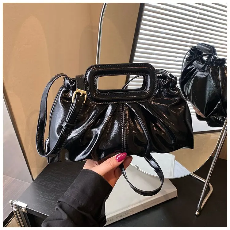 Sac carré structuré minimaliste – Sac à bandoulière et à bandoulière pour femme, petit sac à main chic de tous les jours, design polyvalent et simple