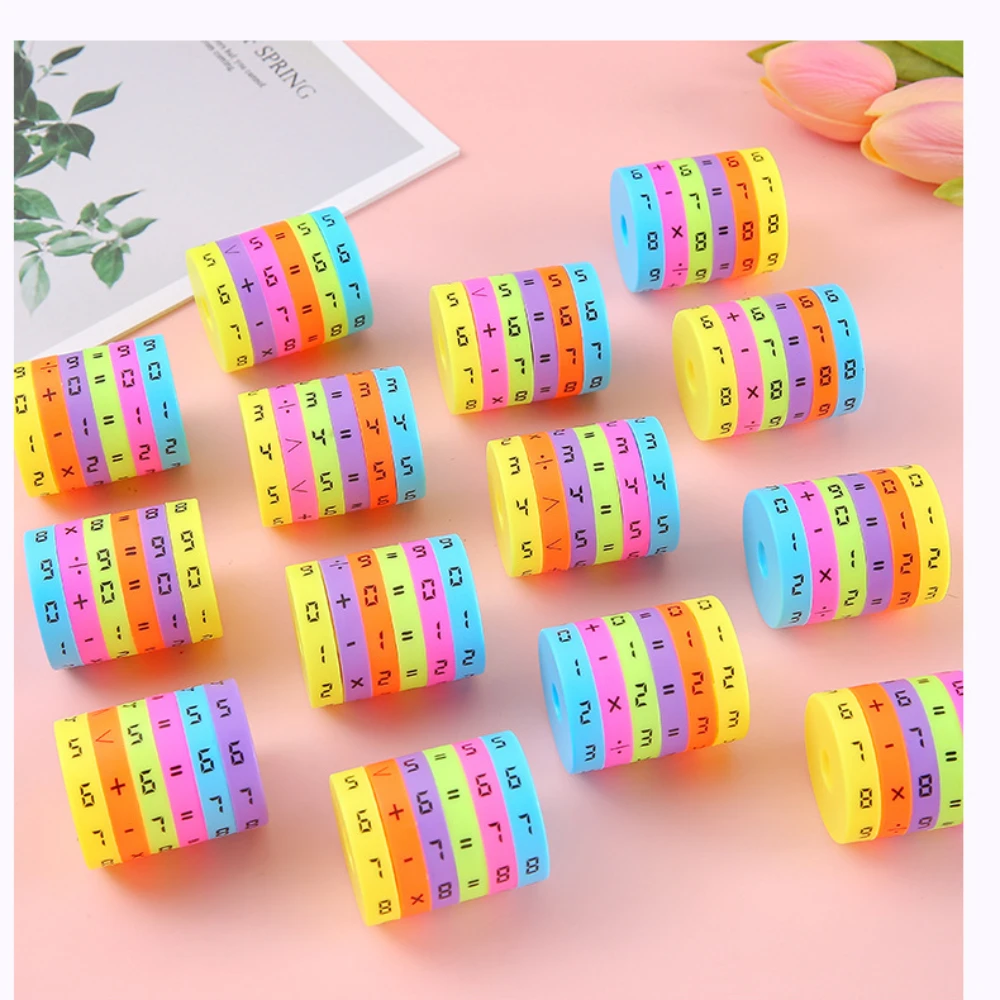 10 Pcs Rotation calculation Rubik's cube learning toy number learner column educational early education toy kindergarten gift