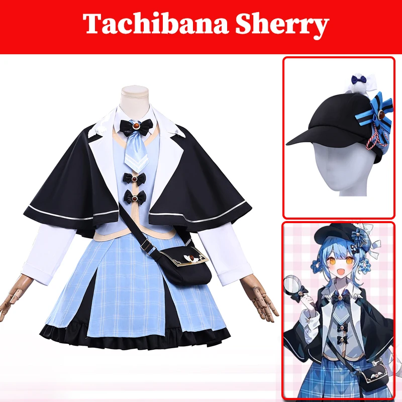 

Игра Ведьма Пробство Волшебной Девушки Тачибана Шерри Косплей Женский Костюм Фантазия Одежда Женская Маскировка Шляпа Головные Уборы Хэллоуин