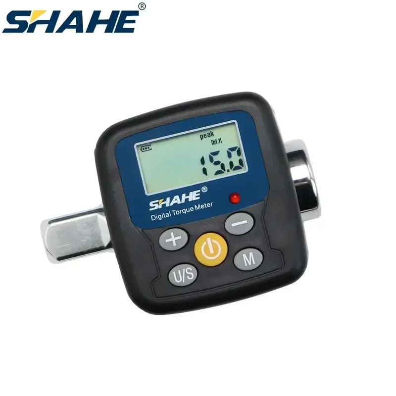 SHAHE 1/2” Drive Digital Torque Adapter Set with 3/8