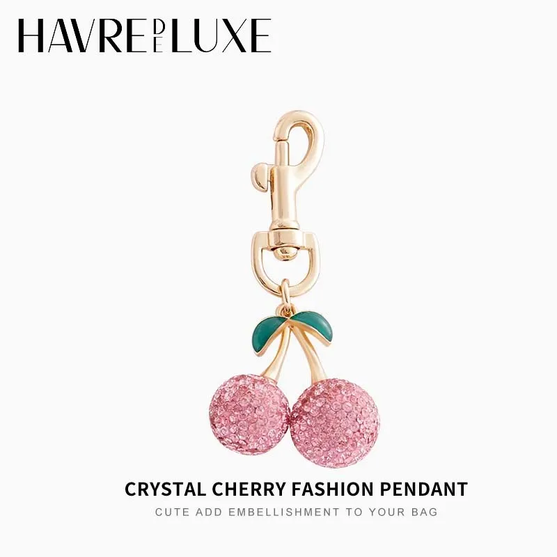 

Cherry charm for women's handbag exquisite high-end fashion durable not easy to fade bag hanging bag accessories