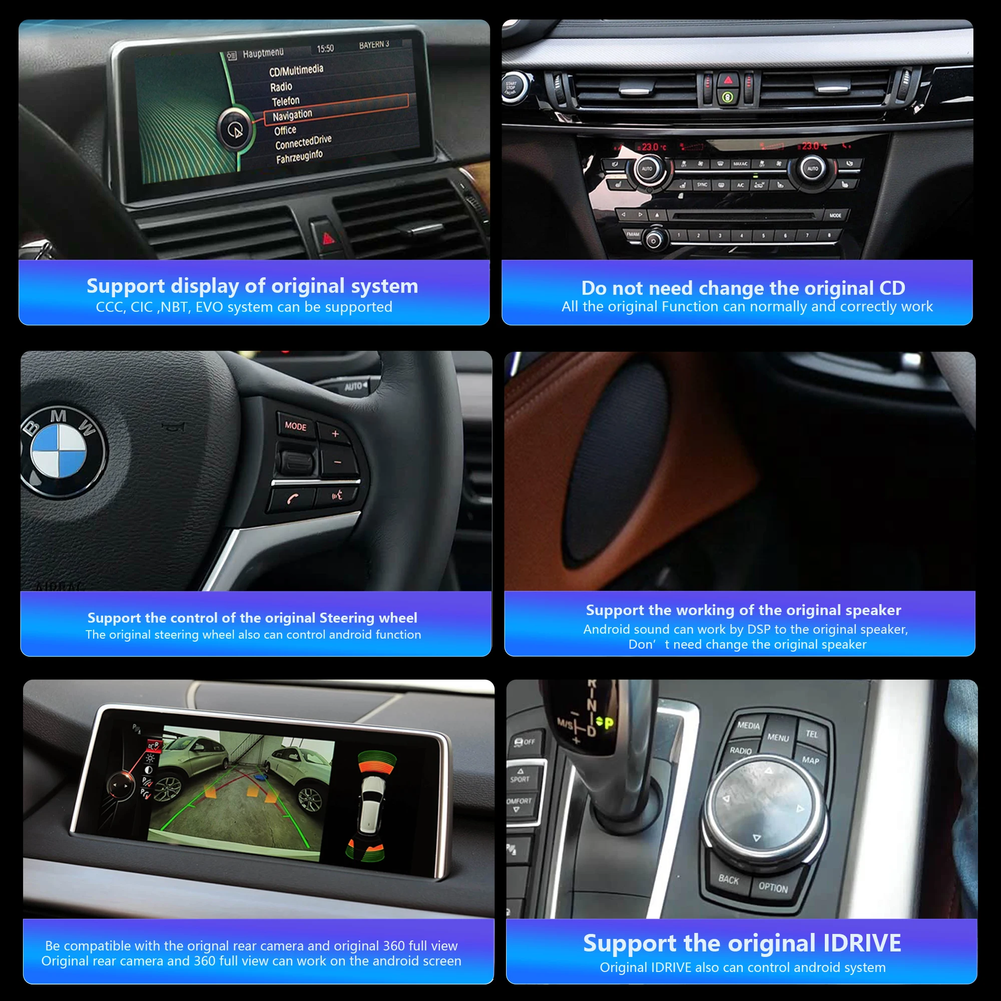 Redpower Crystal Sound 850 Pro Max شاشة مشغل راديو السيارة الاندورويد لسيارات BMW 1 Series E87(2006-2011) CarPlay Bluetooth Hi-Fi