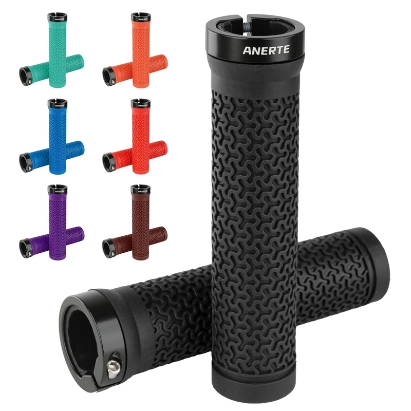 AliExpress NPY Bike Handle Grips Handle Bar Grip Anti-Slip Bike Grips Cycling Lock on Mountain Bike Handlebar Grips  Bicycle Handlebars