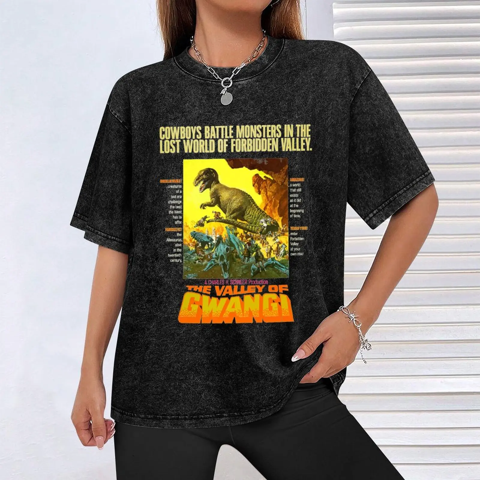 The Valley of Gwangi T-Shirt tops estetyczne ubrania dla chłopca odzież uliczna odzież męska