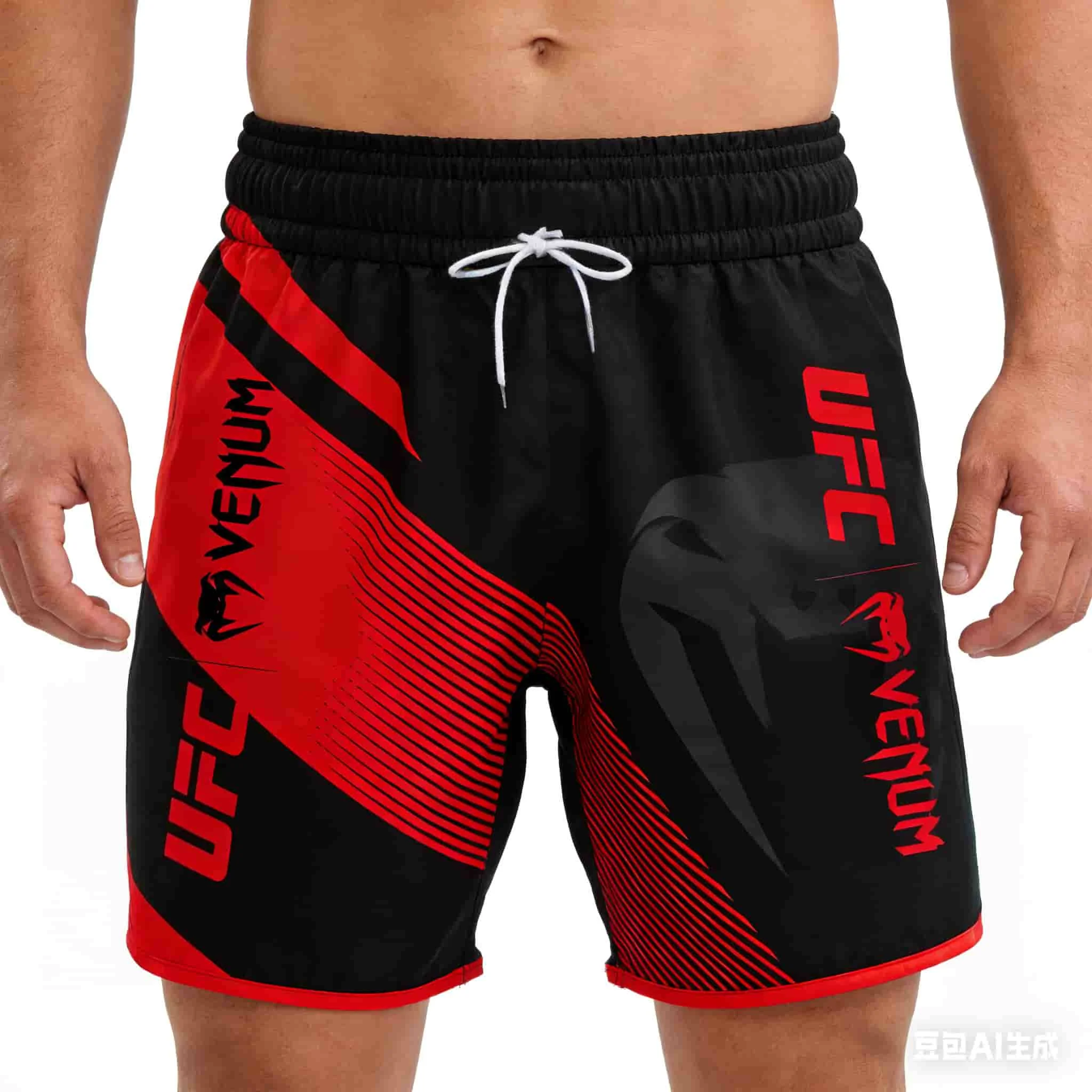 

25-26 UFC New Men's and Women's Combat Training Shorts: Breathable, Quick Drying, and Moisture Absorbing Fitness Pants