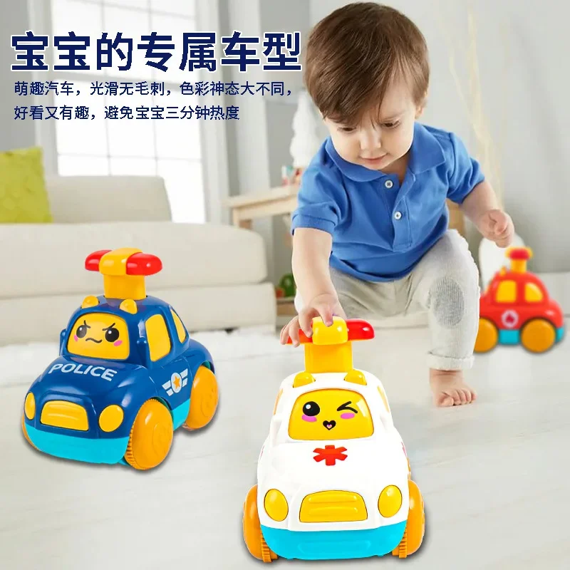 Baby Toy Cars for 1 2 3 Year s Boy Gift Press and Go Cartoon Truck Educational Toys Pull Back Cars Toys for Toddlers 12 18 Month