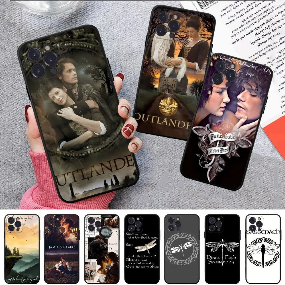 OUTLANDER TV Jamie Fraser Sassenach Phone Case For IPhone 15 8 7 6 6S Plus X SE 2020 XR XS 14 11 12 13 Mini Pro Max Mobile Case