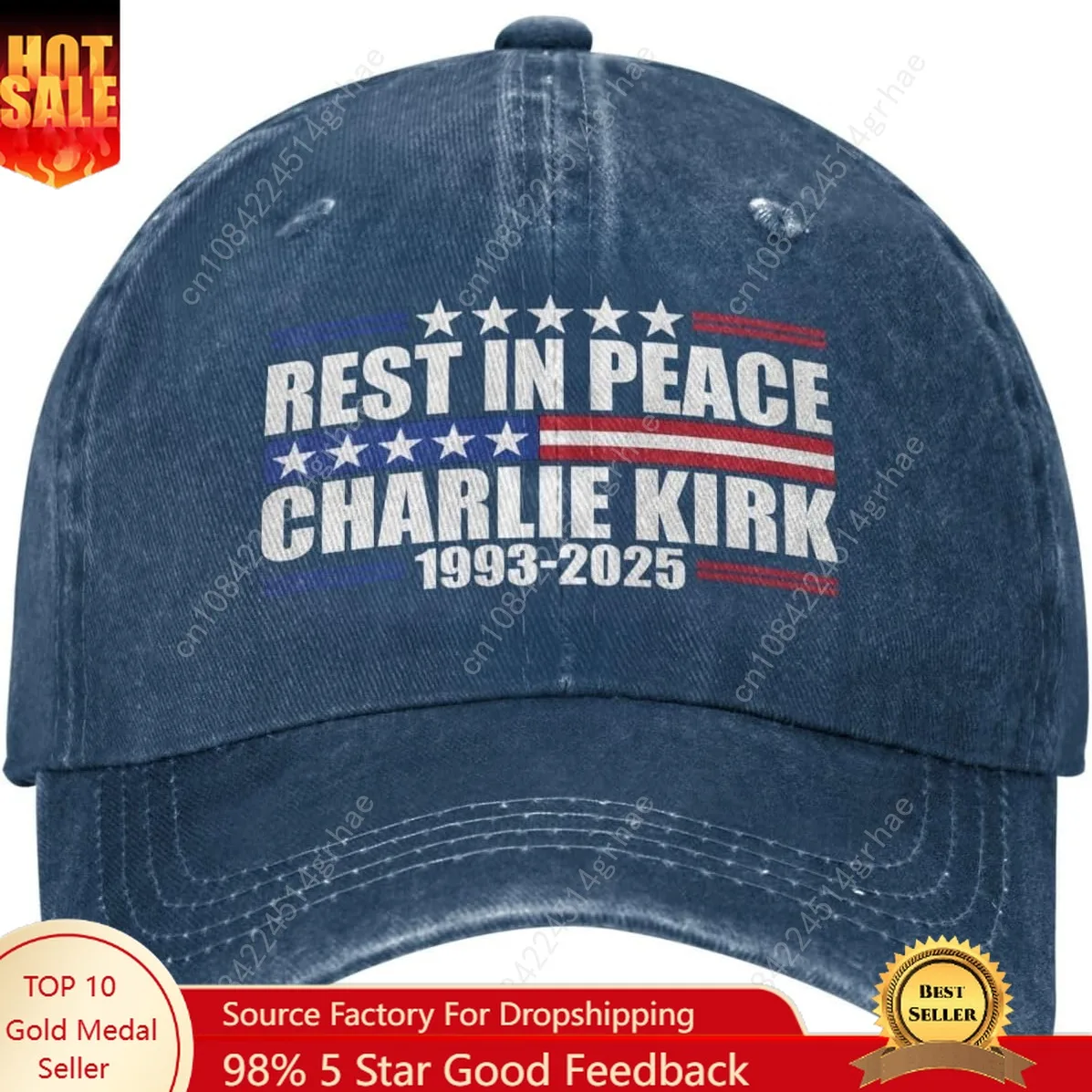 

Rest in Peace Charlie Kirk Hat for Men's Charlie Kirk Baseball Hats Rest in Peace Charlie Kirk