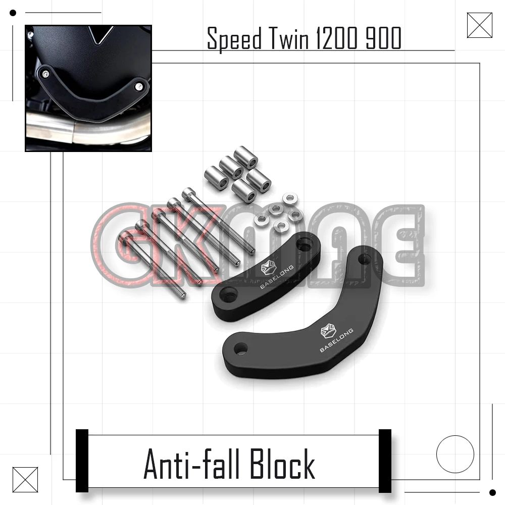 

For Triumph Speed Twin 1200 900 Motorcycle Modified Engine Anti-fall Protection Block Guard Blocks
