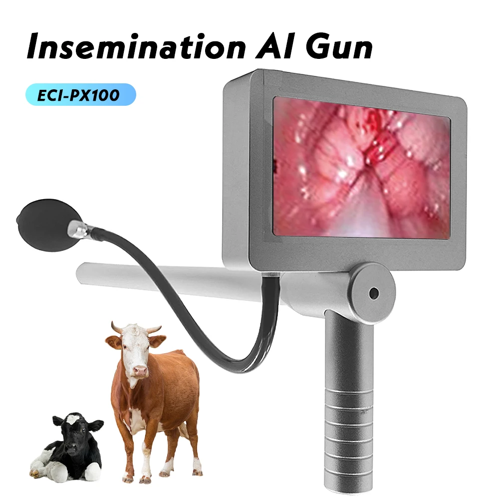 

Veterinary Artificial Insemination Gun for Cattle Cow Artificial Insemination Machine with Camera