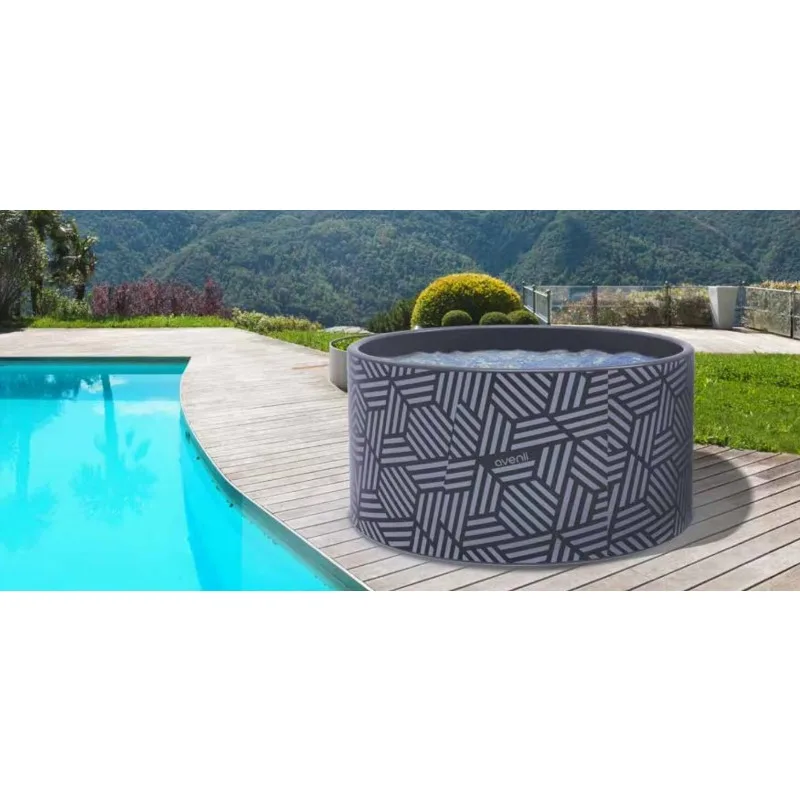 STLF Jilong Avenli 17660EU V01 ميلان سبا 4 أشخاص سبا قابل للنفخ بركة دوامة حوض استحمام ساخن سبا تدليك 145 سنتيمتر x 70 سنتيمتر #2