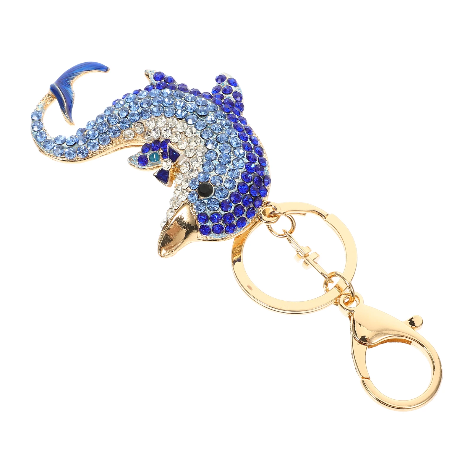 

Rhinestone Dolphin Zinc Alloy Cartoon Hanging Decor Small Dolphin Decor Gift Idea Women Birthday Bag Pendant Charm