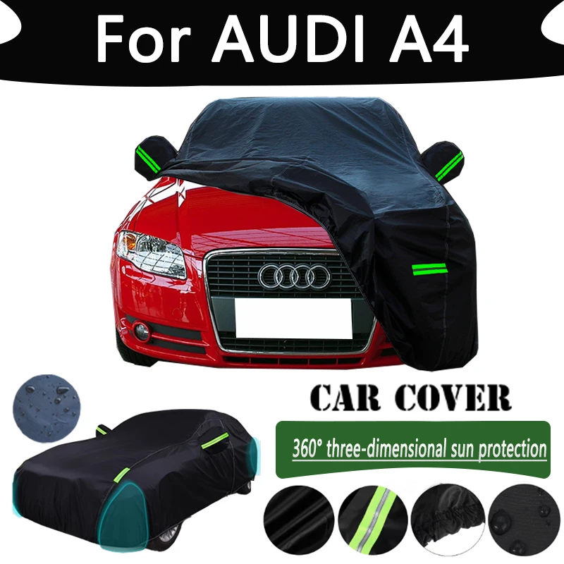 

For AUDI A4 Outdoor Protection Full Car Cover Snow Covers Rainwater Sunshine Dustproof Scratches Car Cover