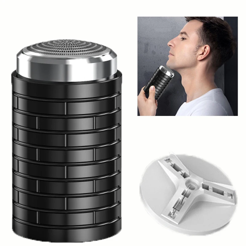 

Electric Razor for Men Pocket Size Mini Portable Shaver Razor USB Rechargeable Shaver Charging Easy Suitable for Home Car Travel