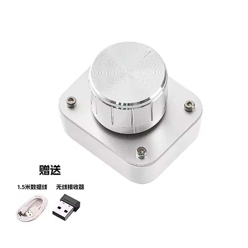 Dial 3 modo usb/2.4g/bluetooth sem fio único botão personalizado fader multi funcional botão personalizado mini botão portátil presentes
