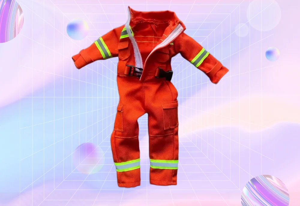 

Игрушечная модель DML 1/6: Комплект одежды (боди, платье, пальто) и аксессуары пожарного для кукол 12 дюймов (BD001, AT027, AT030) для коллекционирования и DIY-проектов