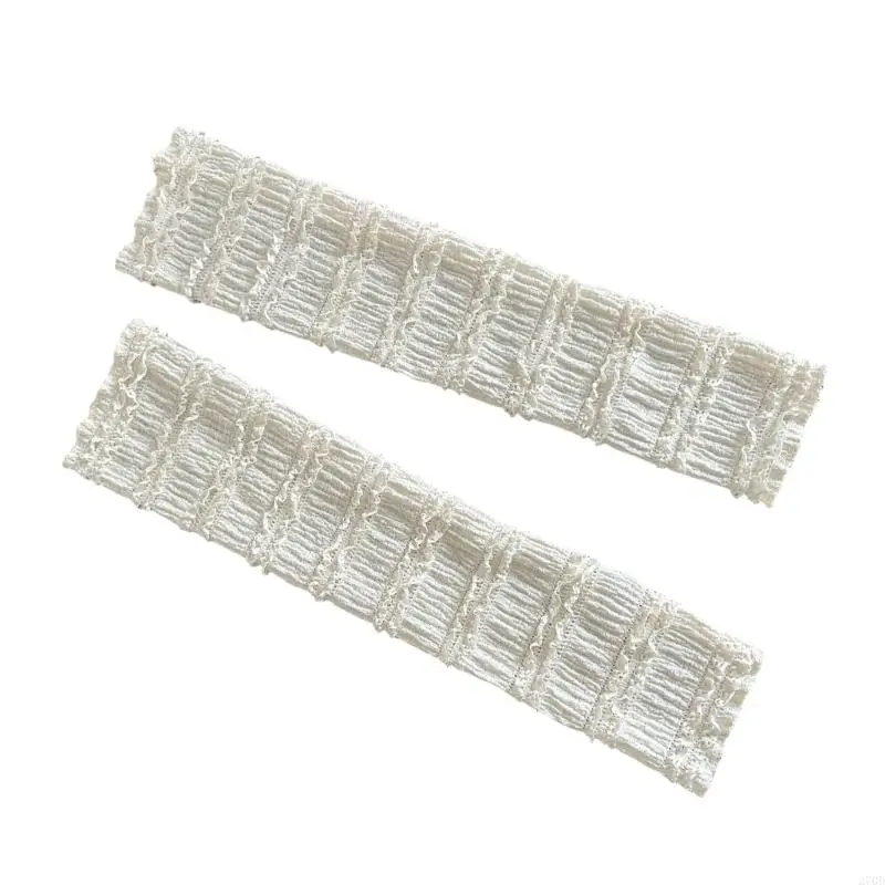 Gants longs sans doigts 270D, manches en maille froncée, chauffe-bras, gants sans doigts pour femmes, accessoires Costume